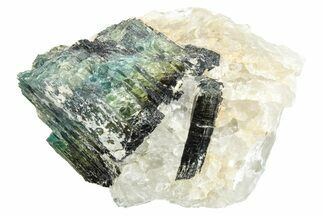 Colorful Elbaite in Quartz - Leduc Mine, Quebec #284335