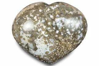 Polished Ocean Jasper Heart - Madagascar #283572