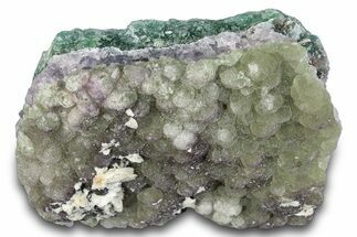 Botryoidal Fluorite on Amethyst - Colorado #285050