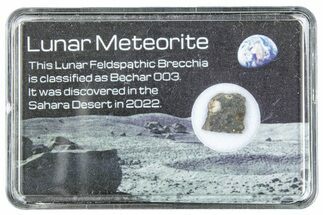 Polished Lunar Meteorite Slice ( g) - Bechar #285180