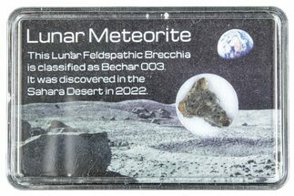 Polished Lunar Meteorite Slice ( g) - Bechar #285231