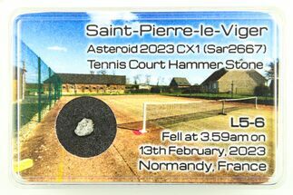 L- Chondrite Meteorite Hammer Stone - Saint-Pierre-le-Viger #285756