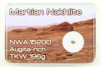 Martian Nakhlite Meteorite Fragment - NWA #285782