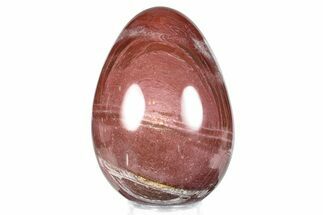 Colorful, Polished Petrified Wood Egg - Madagascar #286068