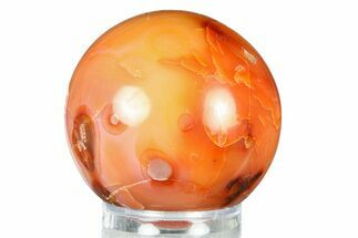 Colorful Carnelian Agate Sphere - Madagascar #286115