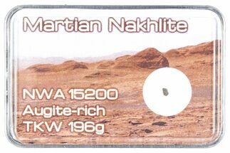 Martian Nakhlite Meteorite Fragment - NWA #288364