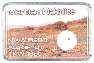 Martian Nakhlite Meteorite Fragment - NWA #288368