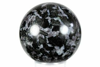 Polished, Indigo Gabbro Sphere - Madagascar #289856