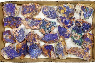 Clearance Lot: Sparkling Azurite & Malachite Clusters - Pieces #289448