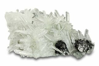 Quartz Crystal Cluster with Sphalerite - Peru #291029