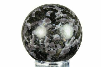 Polished, Indigo Gabbro Sphere - Madagascar #289878