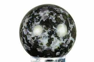 Polished, Indigo Gabbro Sphere - Madagascar #289894