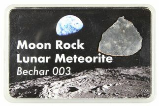 Lunar Meteorite ( g) Slice - Bechar #291330