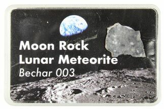 Lunar Meteorite ( g) Slice - Bechar #291342