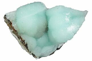 Blue-Green Aragonite Aggregation - Wenshan Mine, China #290992
