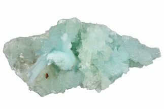 Blue-Green Aragonite Aggregation - Wenshan Mine, China #290997