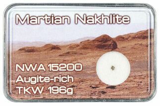 Martian Nakhlite Meteorite Fragment - NWA #292183