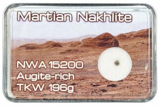 Martian Nakhlite Meteorite Fragment - NWA #292186