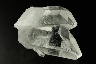 Glass-Clear Quartz Crystal Cluster - Brazil #292109