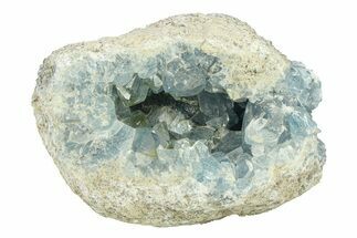 Crystal Filled Celestine (Celestite) Geode - Madagascar #293063