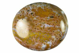 Polished Ocean Jasper Stone - New Deposit #293673