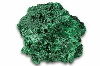Silky Fibrous Malachite Cluster - DR Congo #294648