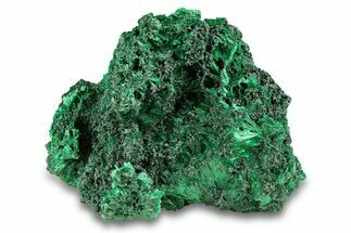 Silky Fibrous Malachite Cluster - DR Congo #294656
