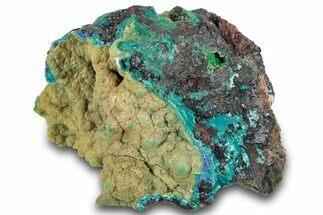 Bright Blue Chrysocolla with Green Conichalcite - Namibia #295890