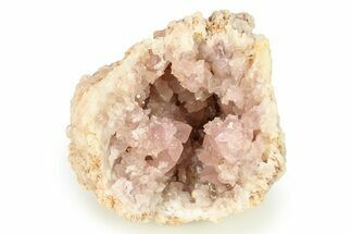 Sparkly Pink Amethyst Geode Half - Argentina #296821