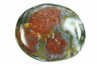 Polished Ocean Jasper Stone - New Deposit #297226