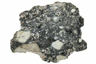Polished Lunar Meteorite ( g) Slice - Ajdabiya #301109