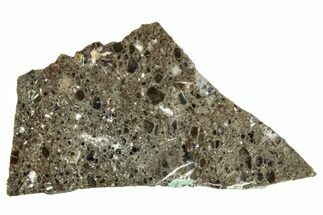 Polished Lunar Meteorite ( g) Slice - Oued el Hamim #301206