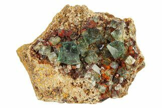 Fluorescent Green Fluorite Cluster - Diana Maria Mine, England #301657