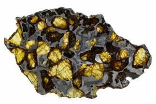 Polished Imilac Pallasite Meteorite (g) Slice #302086