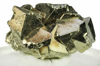 Octahedral Pyrite Crystal Cluster - Peru #301947