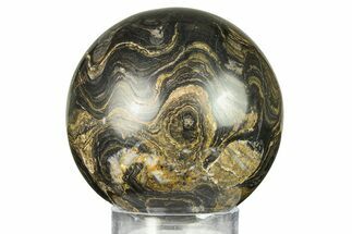 Polished Stromatolite (Greysonia) Sphere - Bolivia #302450