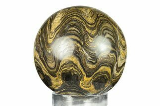 Polished Stromatolite (Greysonia) Sphere - Bolivia #302453