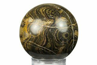 Polished Stromatolite (Greysonia) Sphere - Bolivia #302459