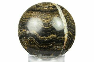 Polished Stromatolite (Greysonia) Sphere - Bolivia #302469