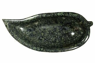 Polished Leaf Shaped Kambaba Jasper Bowl - Madagascar #302651