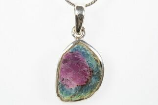 Ruby in Kyanite Pendant (Necklace) - Sterling Silver #302834