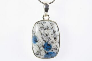 Polished K Granite Pendant (Necklace) - Sterling Silver #304991