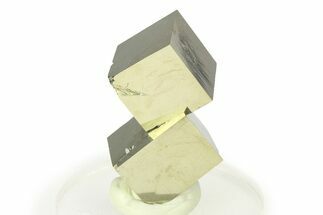 Shiny, Natural Pyrite Cube Cluster - Navajun, Spain #307135