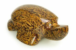 Carved Miriam Stone Turtle - India #308322