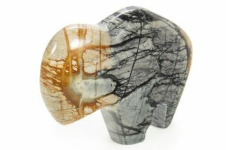 Polished Picasso Marble Bison - Utah #308670