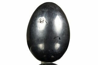 Polished Galena Egg - Illinois #308761