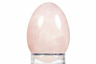 Polished Rose Quartz Egg - South Dakota #308848