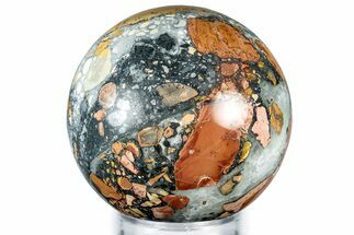 Polished Maligano Jasper Sphere - Excellent Polishing #308795