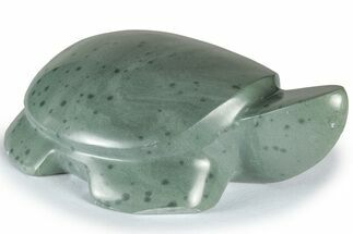 Carved Spotted Siltstone Turtle - Philippines #309060