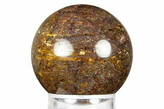 Golden Amphibolite Sphere - Western Australia #309144